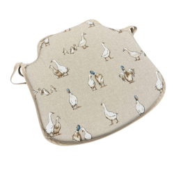Shabby Duck Spindle Stoelkussens | Extra Dikke Gevlekte Spindel Stoelkussens