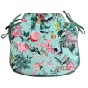 Velvet-Tranquillity-Spindelsitzkissen |Florale Samt-Spindelsitzkissen