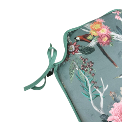 Cuscini per sedie in velluto Chinoiserie | Cuscini per sedie in velluto stampato di lusso