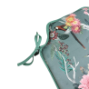 Coussins de siège en velours Chinoiserie | Coussins de siège en velours imprimé de luxe