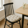Coussins de siège en forme de fuseau avec motif faisan | Coussins de chaise à motif faisan en forme de fuseau