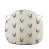 Coussins de siège en forme de fuseau avec motif faisan | Coussins de chaise à motif faisan en forme de fuseau