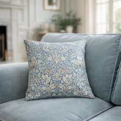 Slangenkop Denim Kussens | Gevlekte Sierkussens | Blauwe Kussens