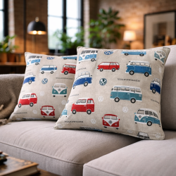 Coussins Imprimés Classic Camper | Coussin Moderne | Coussins Imprimés |