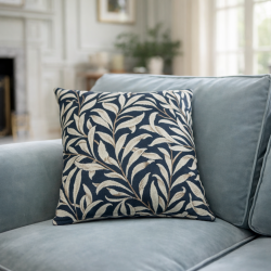 Willow Bough Azure Tapestry Kussens | Blauw Patroon Tapestry Kussens