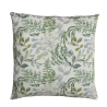 Coussins Floraux Verts & Gris | Coussins Modernes à Fleurs | Coussins Fleuris