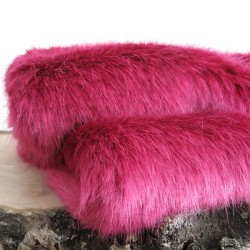 SVENDITA! Copriletto in finta pelliccia magenta | Copriletto in pelliccia rosa brillante