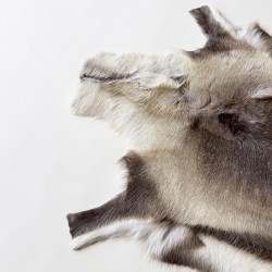 Grande Tappeto in Pelle di Renna Naturale | Pelle di Renna Nordica Naturale