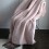 Faux fur throws in Richmond pale pink, many sizes