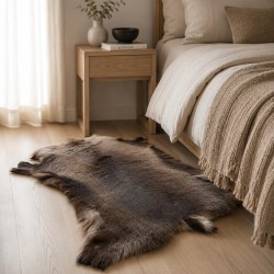Grande Tappeto in Pelle di Renna Nordica | Grande Pelle di Renna Naturale