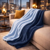 Coperta in Pile Blu Reversibile | Coperta in Pile Reversibile | Coperta in Pile