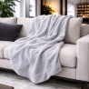 Hellgraue Fleece-Decke | Blassgraue Fleece-Wurfdecke | Fleece-Decken |