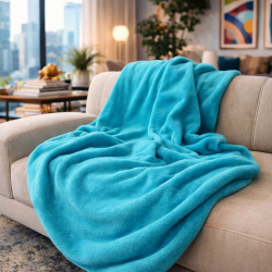 Coperta in Pile Verde Giada | Coperta in Pile Giada | Coperta in Pile Verde |