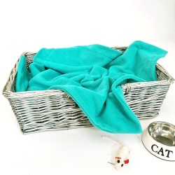 Jadegroene Fleece Huisdierdeken | Fleece Honden Dekens | Groene Honden Deken