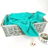 Couverture pour Animaux en Polaire Vert Jade | Couvertures pour Chiens en Polaire | Couverture Verte pour Chien