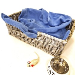 Sky Blue Fleece Huisdierdeken | Fleece Huisdierdekens | Blauwe Hondendekens