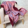 Plaid Écossais Rouge | Couverture à Carreaux Écossais Rouge | Plaids à Carreaux Écossais Rouge