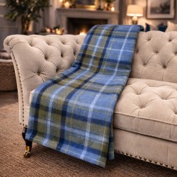 Coperta a Quadri Blu | Coperta a Quadri Blu | Coperte a Quadri Blu