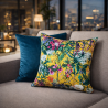 Coussin en Velours Réversible Midsummer | Coussins en Velours Floral Réversibles
