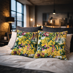 Midsummer Luxe Fluwelen Kussens | Bloemig Bedrukte Fluwelen Kussens |