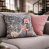 Chinoiserie Wende-Samtkissen | Orientalische Samtkissen