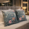 Cuscini di Lusso in Velluto Chinoiserie | Cuscini in Velluto Stampato Orientale