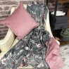 Jeté de velours réversible Chinoiserie | Jetés de velours imprimé de luxe |
