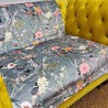 Luxe Jeté en Velours Chinoiserie | Jeté en Velours Imprimé Oriental de Luxe