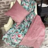 Omkeerbare Fluwelen Plaid - Tranquillity | Luxe Gedrukte Fluwelen Plaid
