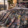 Coperta in Velluto Floreale a Doppia Faccia - Rhapsody | Lussuoso Runner da Letto in Velluto