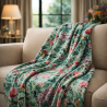 Coperta in Velluto Double Face - Tranquillità | Coperta in Velluto Stampato di Lusso