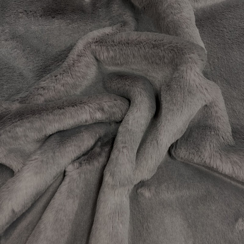 Tissu en fausse fourrure Richmond Graphite