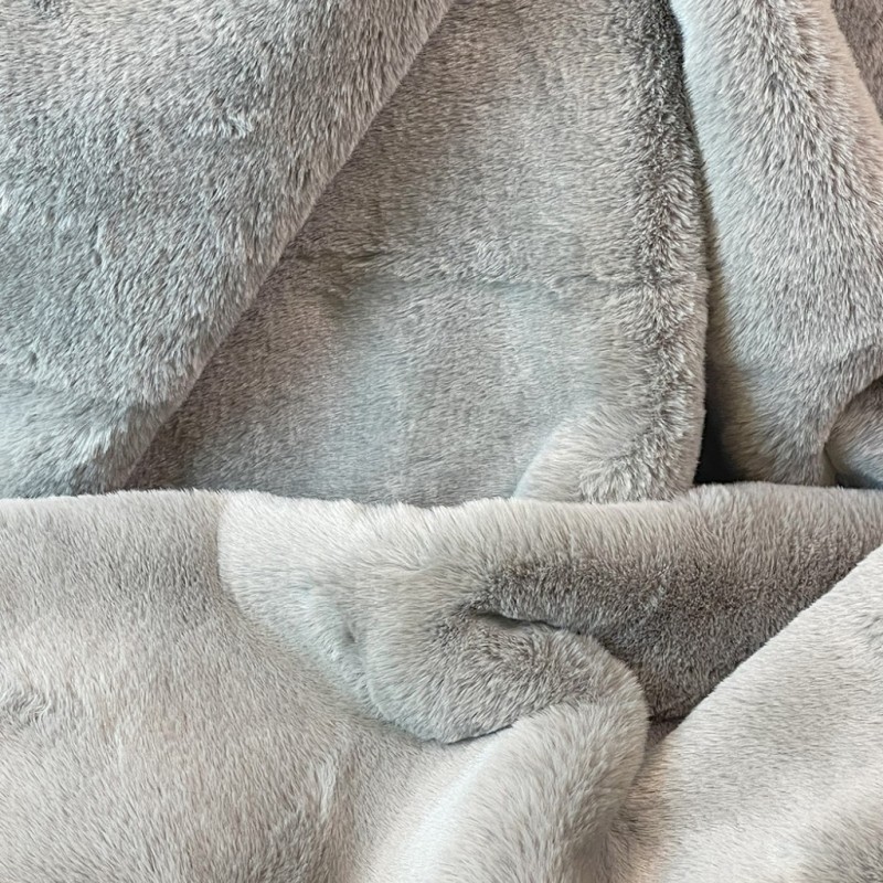 Richmond Taupe Faux Fur Fabric