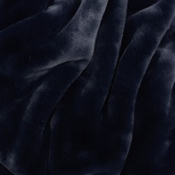 Richmond Navy Faux Fur Fabric