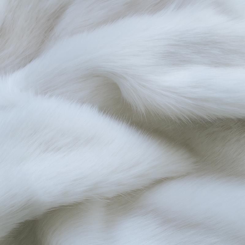 Tissu en fausse fourrure polaire de luxe