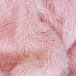 Bubble-Gum Faux Fur Fabric