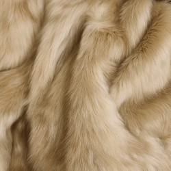Oatmeal Faux Fur Fabric