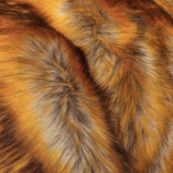 Paprika Faux Fur Fabric