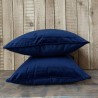 Cuscini in Velluto Blu Navy | Cuscini Decorativi in Velluto Blu Semplice