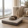Echte Schapenvacht Hondenbed | Orthopedisch Traagschuim Huisdierenbed | Shearling Hondenbed