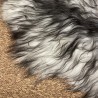 Dreifarbiger Schaffell-Teppich | Natürlicher isländischer Schaffell