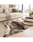 Tapis en peau de renne